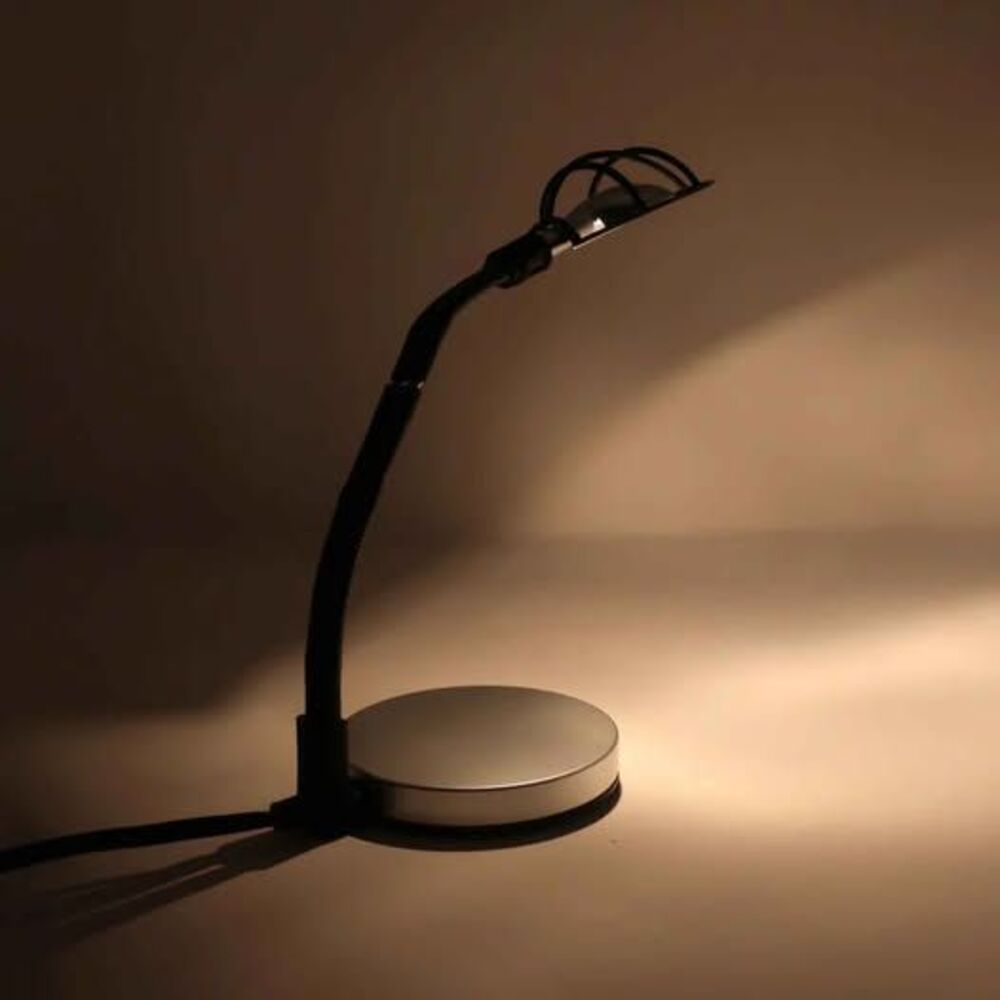 Vintage Zelco Micro Halogen Lamp- black